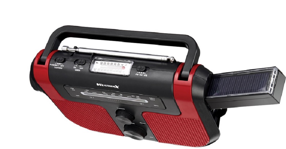 GPX Direct Tuning AM/FM Weather Band Radio with Flashlight & Lantern