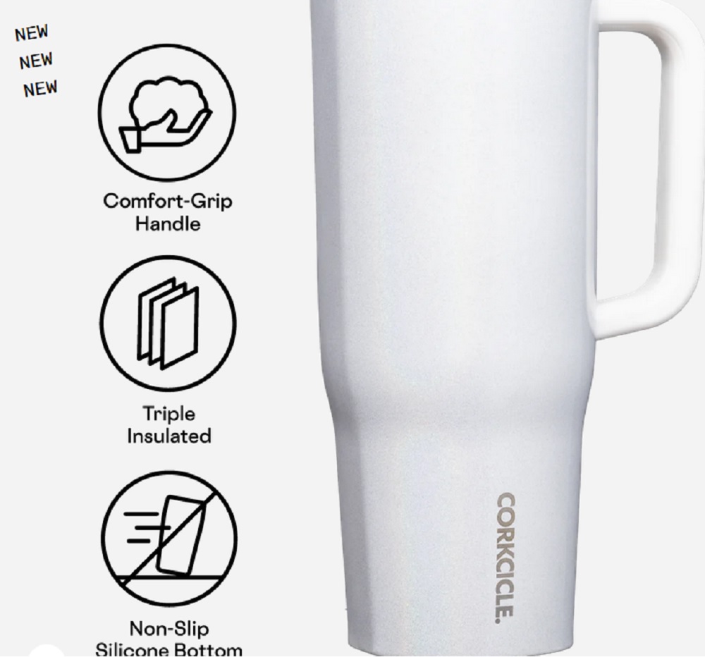 Corkcicle 40oz. Unicorn Magic Cruiser Insulated Tumbler with Handle