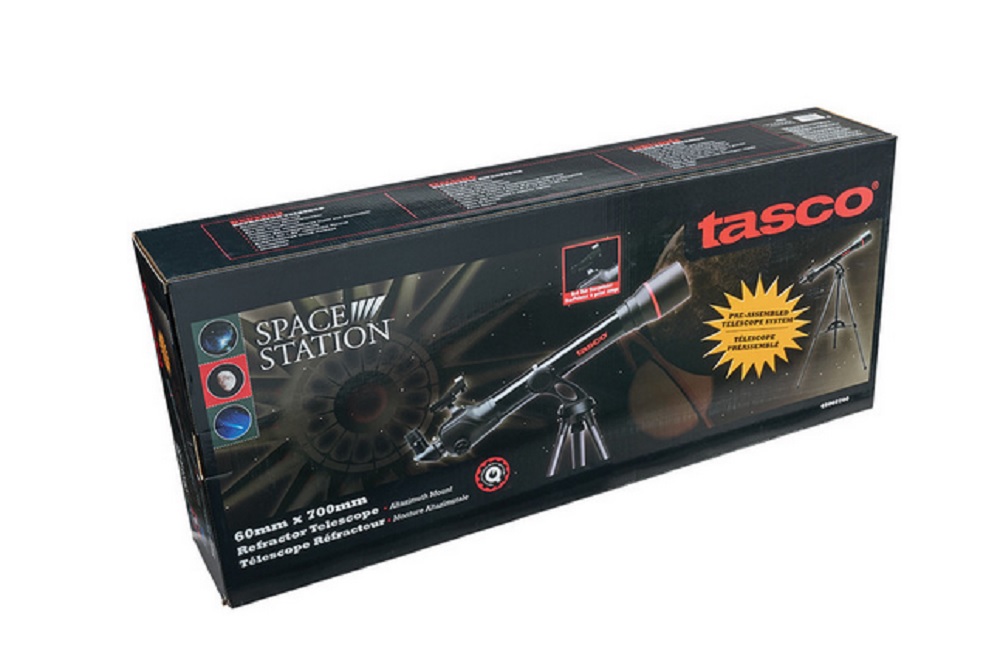 49060700 Tasco 60X700MM SPACESTATION BLACK REFRACTOR AZ RED DOT FINDERSCOPE