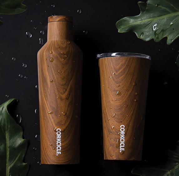 Corkcicle 16oz. Origins Collection Walnut Wood Tumbler