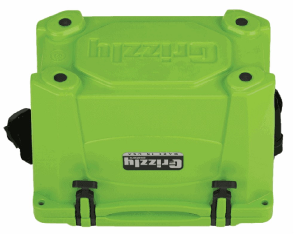 Grizzly 15 Quart Cooler in Lime