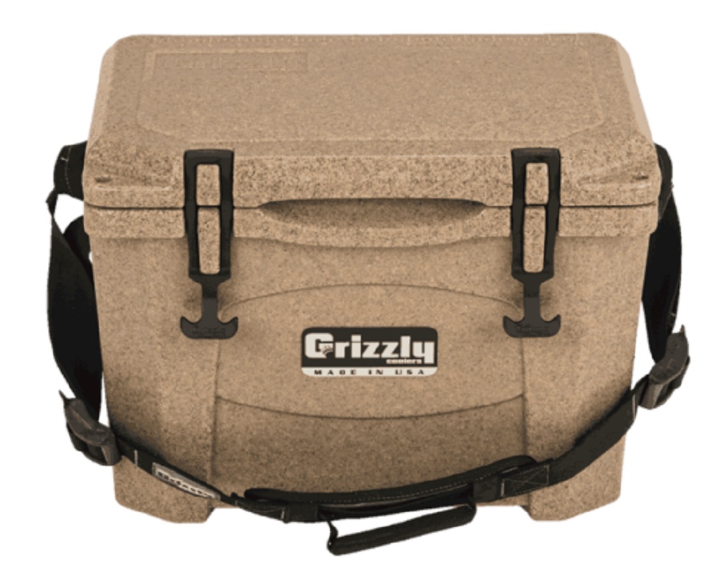 Grizzly 15 Quart Cooler in Sandstone