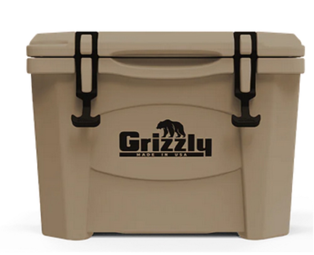 Grizzly 15 Quart Cooler in Tan