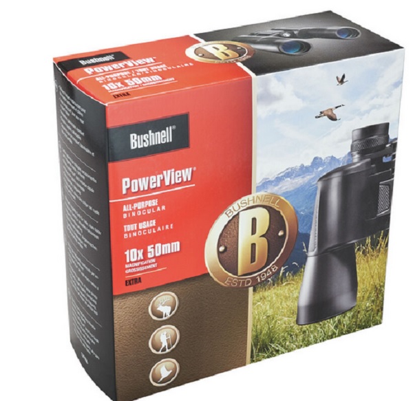 Bushnell 10x50 PowerView Binocular (Black)