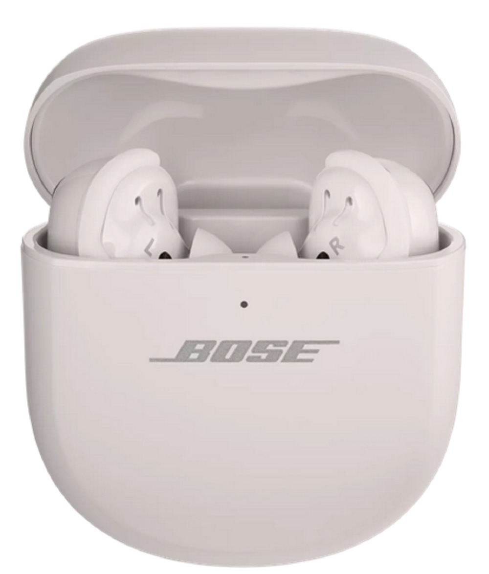 Bose QuietComfort Ultra Earbuds Noise-Canceling True Wireless In-Ear Headphones in White