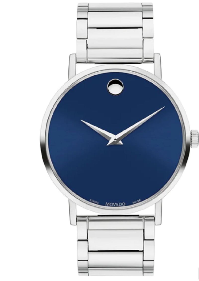 MOVADO Classic Museum Quartz Navy Dial Mens Watch