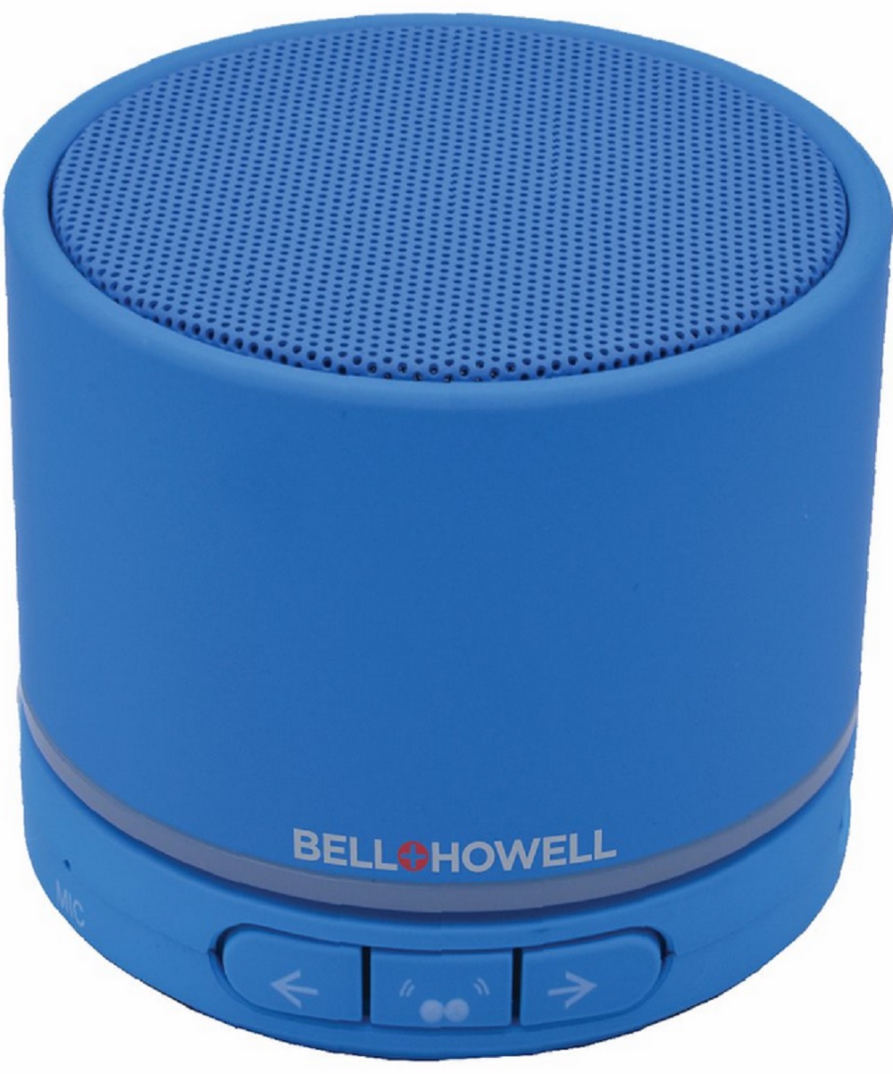 Bell+Howell True Wireless Stereo Bluetooth Speaker in White, Red, or Blue