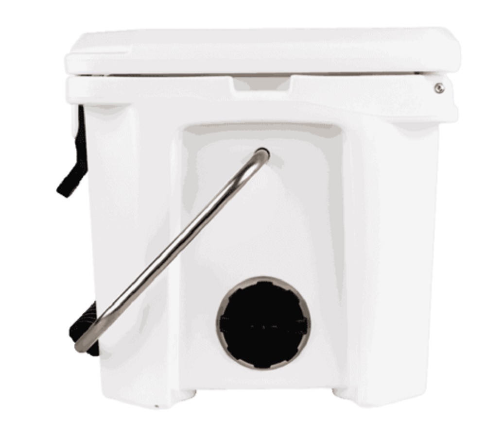 Grizzly 20 quart Cooler in White