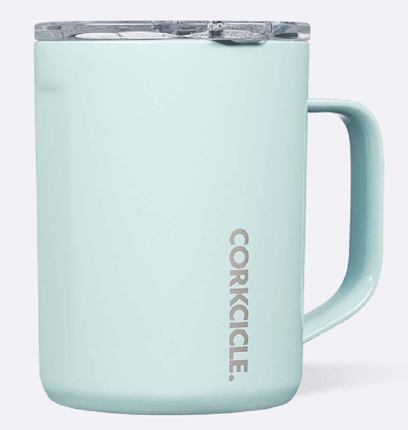 Corkcicle Classic Gloss Powder Blue 16oz. Mug