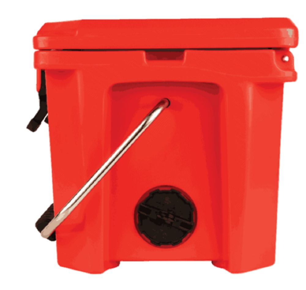 Grizzly 20 Quart Cooler in Red