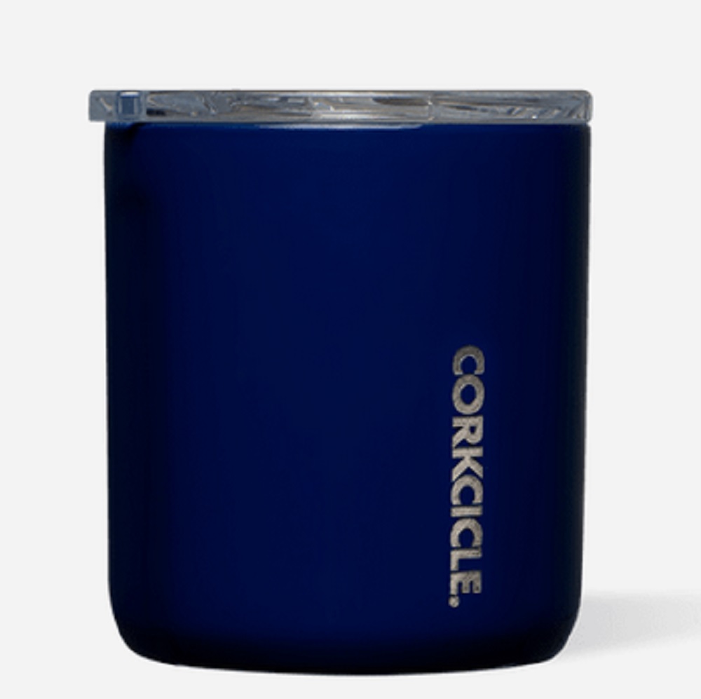 Corkcicle 12oz. Insulated Cocktail Buzz Cup/Tumbler in Midnight Navy Blue