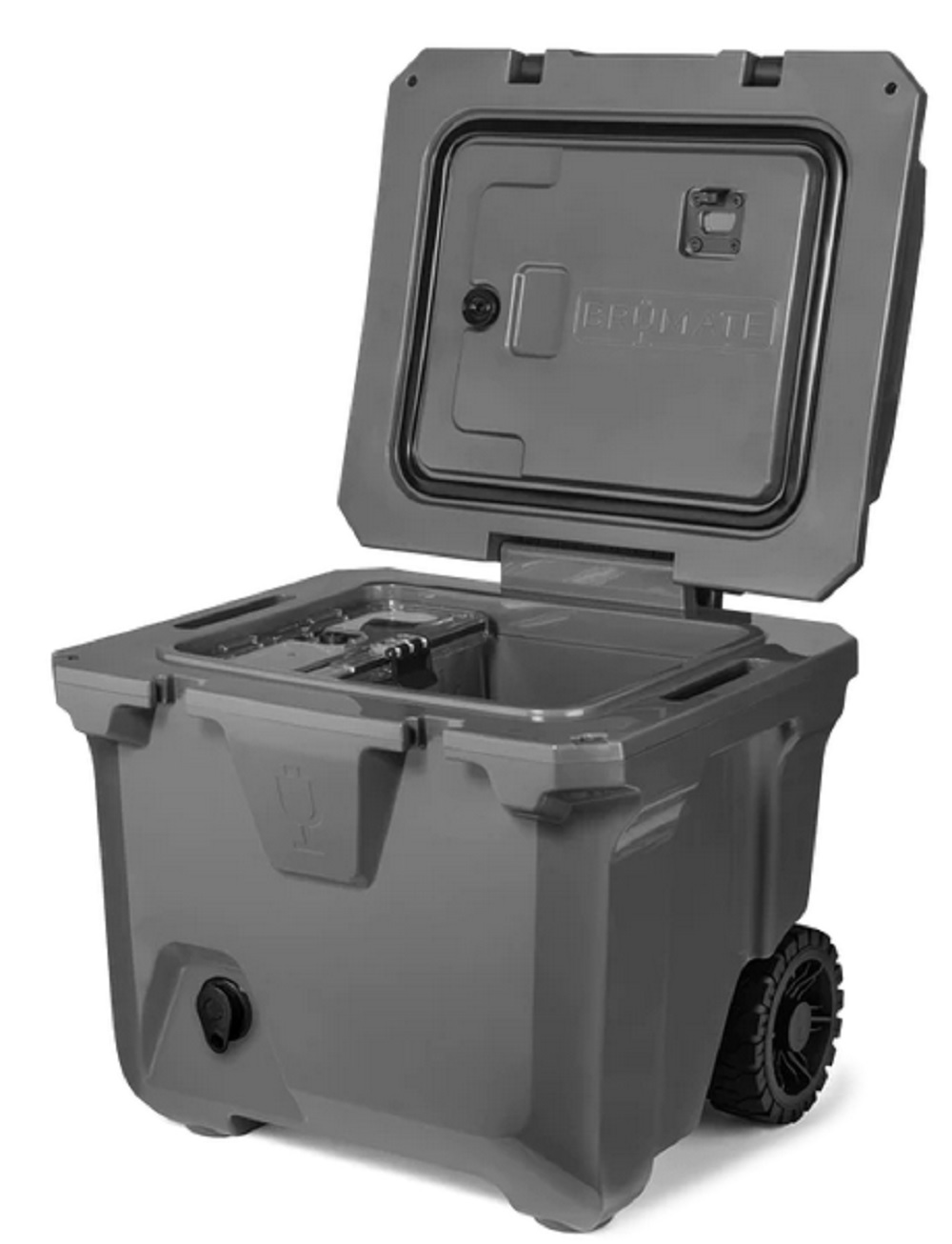 BrüTank 35-Quart Rolling Cooler in Charcoal