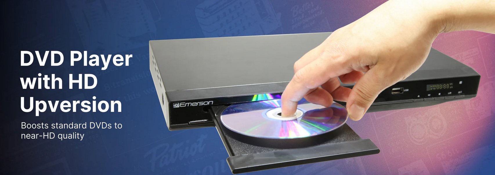 DVD Player with HD Upconversion