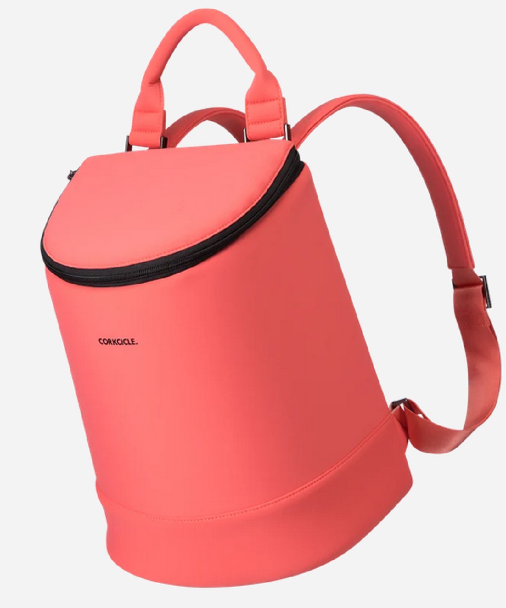 Corkcicle Coral Neoprene Eola Bucket Cooler Bag