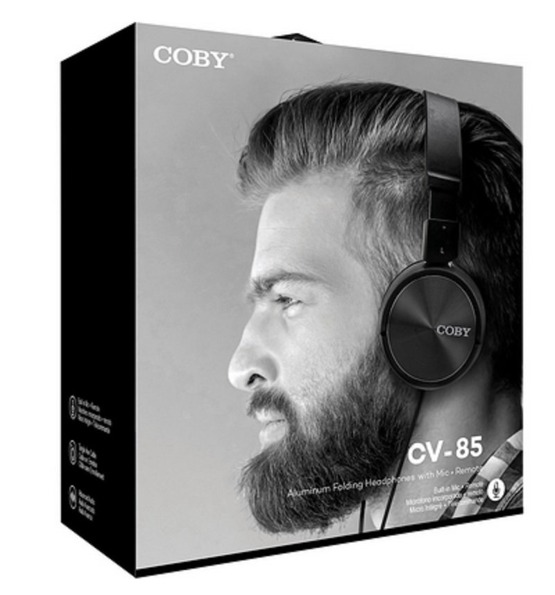 Coby Stereo Headphones w/Mic