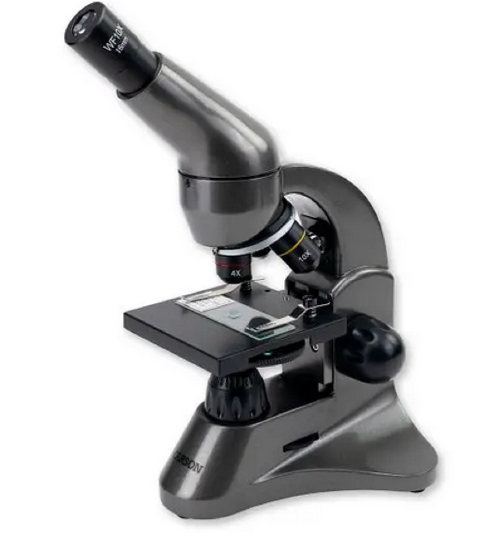 Carson Beginner 40x-400x LED Biological Microscope with 5 Color Filter Wheel