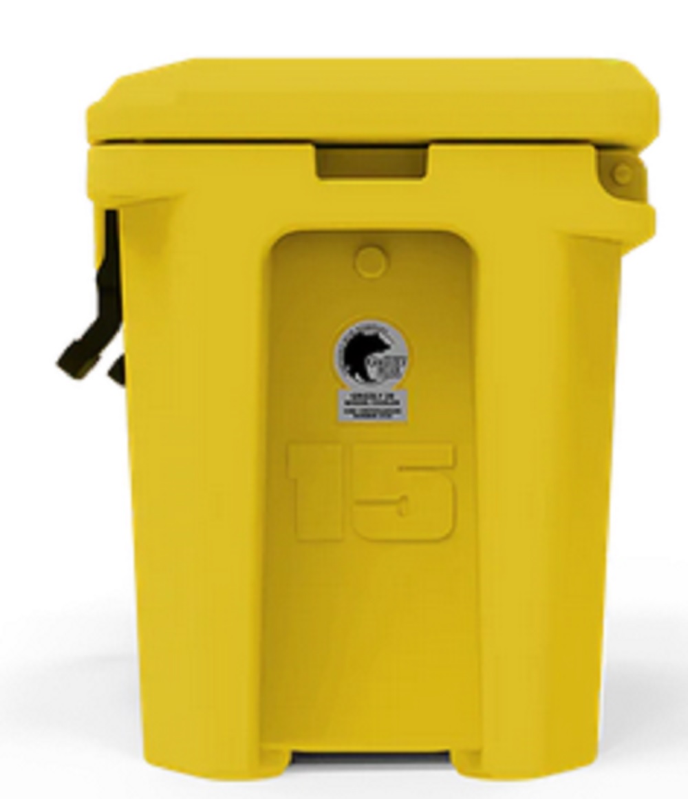 Grizzly 15 Quart Cooler in Yellow