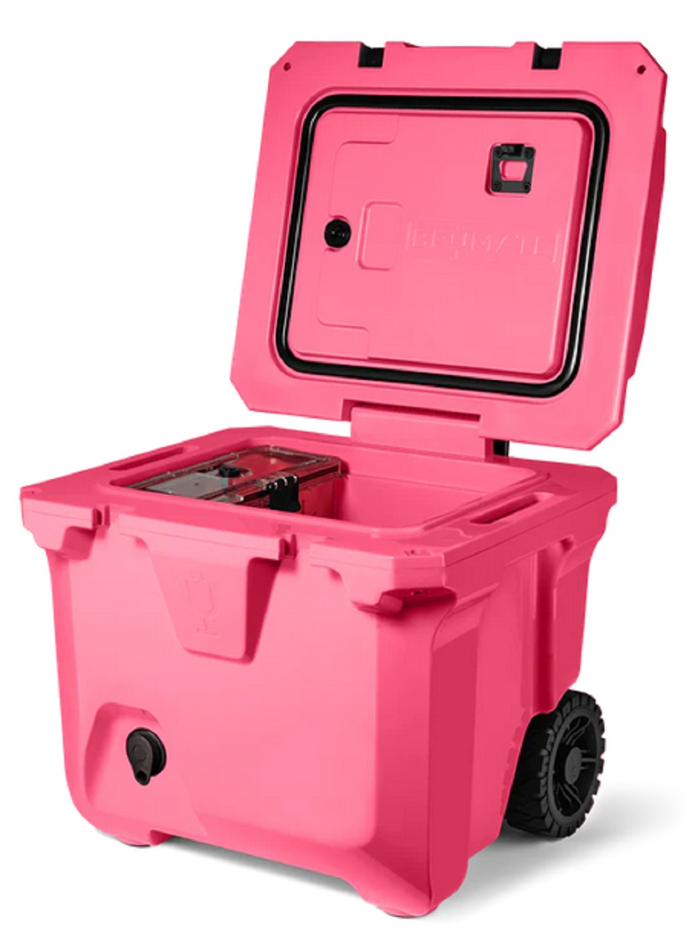 BrüTank 35-Quart Rolling Cooler in Neon Pink