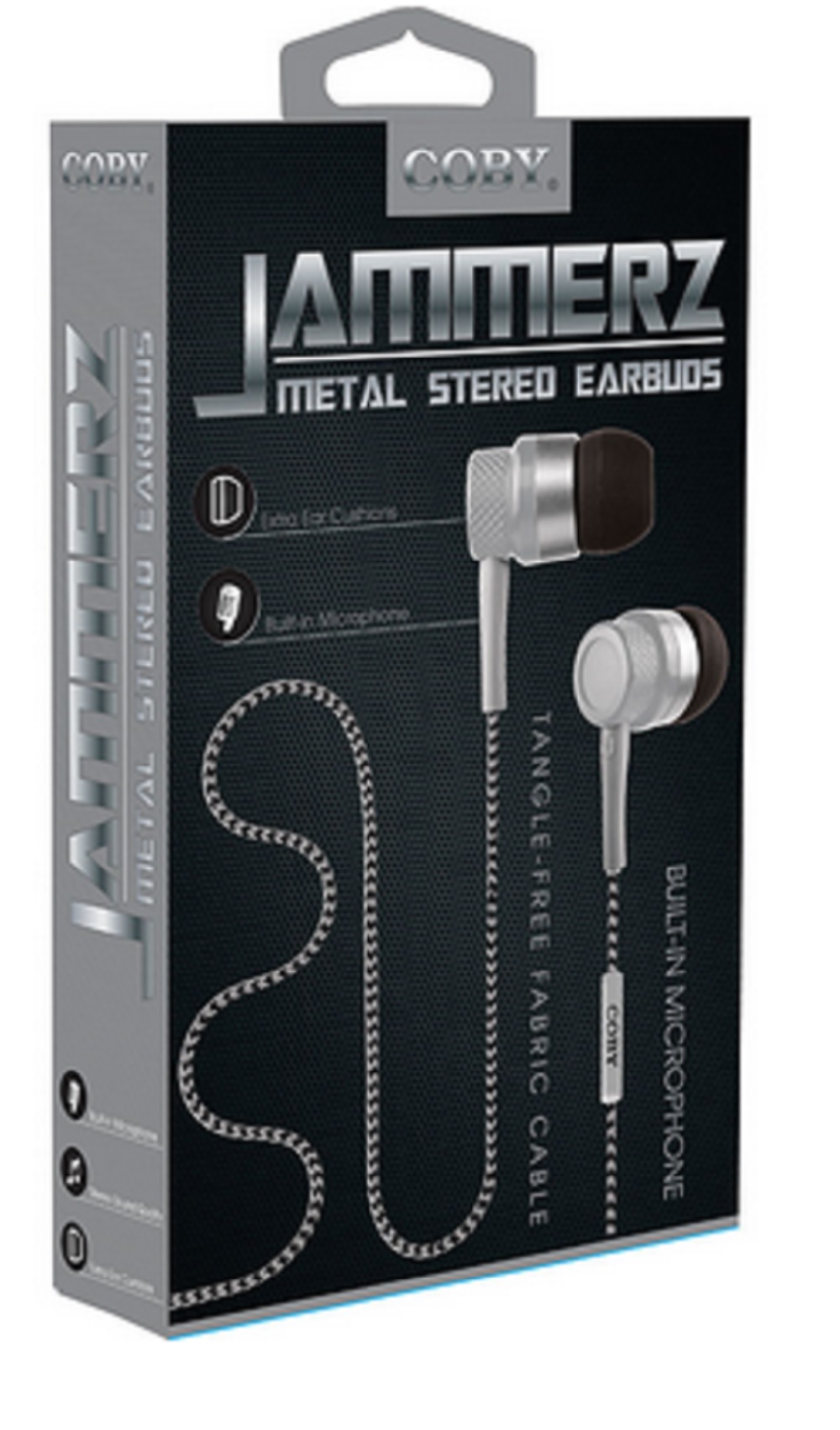 CVE-200 Coby Jammerz Metal Stereo Earbuds