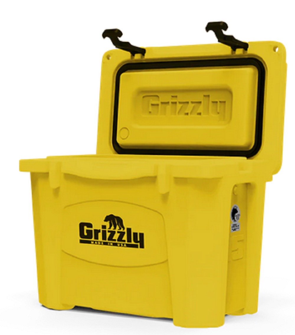 Grizzly 15 Quart Cooler in Yellow