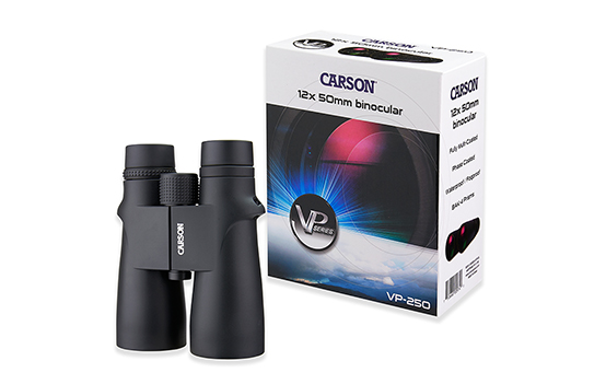 Carson VP Series 12x50mm Full Sized Waterproof High Definition Binoculars