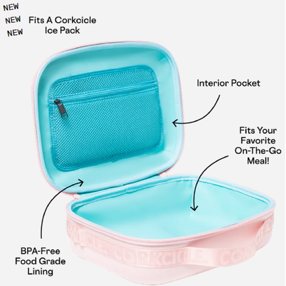 Corkcicle Rose Quartz Neoprene Lunchpod