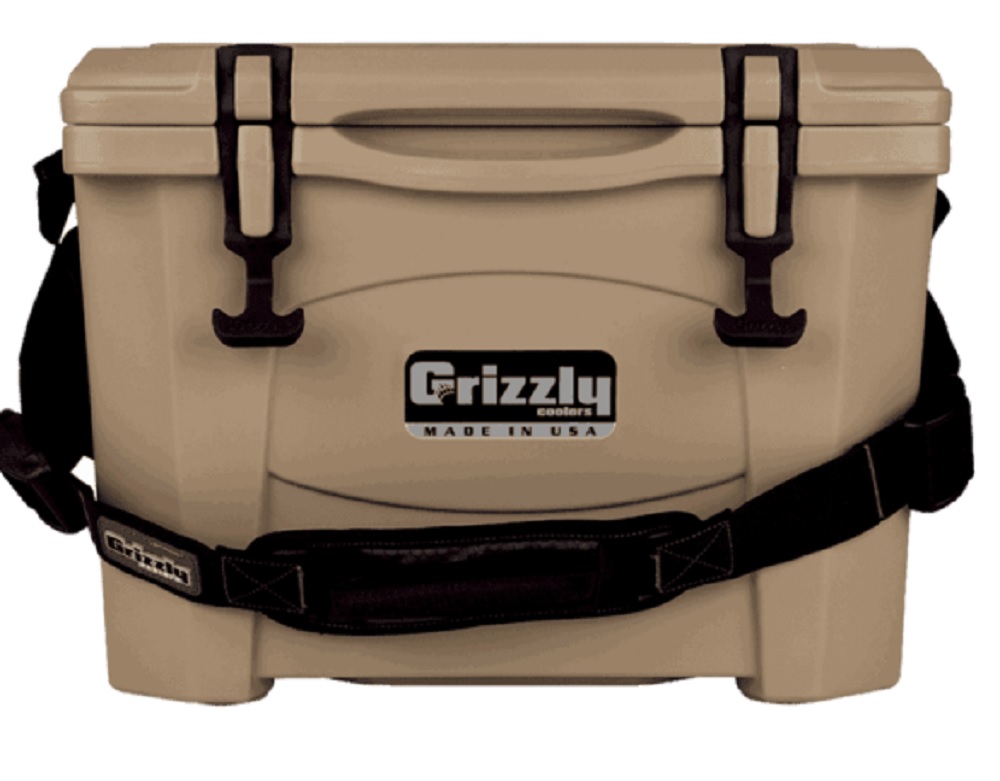 Grizzly 15 Quart Cooler in Tan