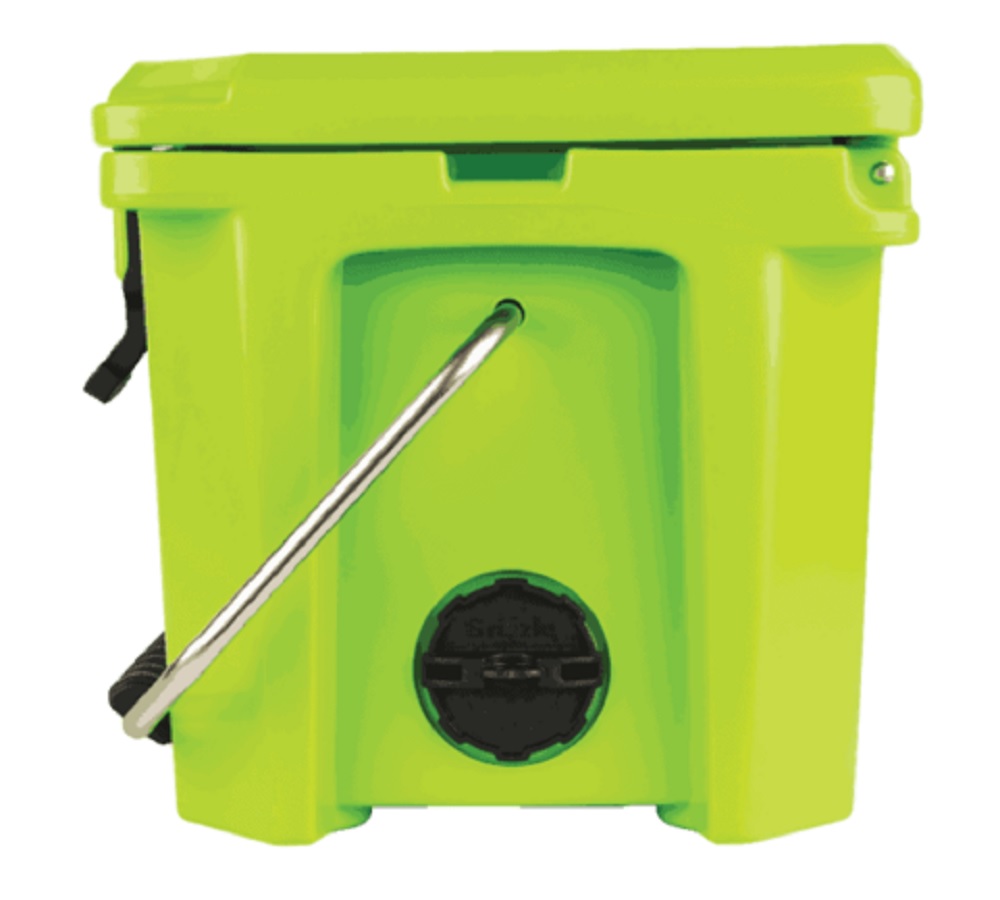 Grizzly 20 quart Cooler in Lime Green
