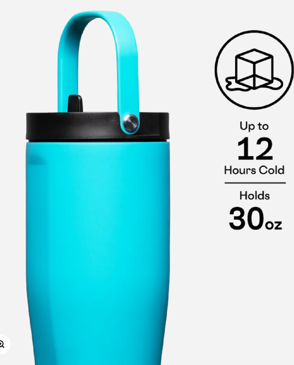 Corkcicle 30oz. Go Cup XL in Capri Blue