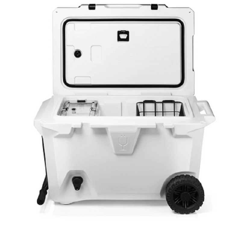 BrüTank 55-Quart Rolling Cooler in White