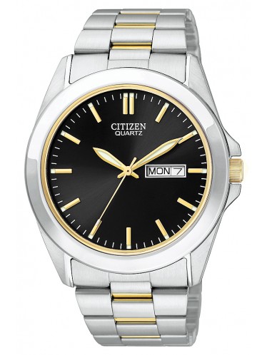 Citizen Quartz Mens Analog Two-Tone Stainless Steel Watch