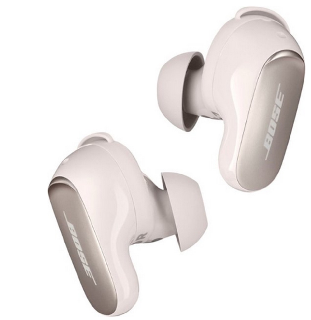 Bose QuietComfort Ultra Earbuds Noise-Canceling True Wireless In-Ear Headphones in White