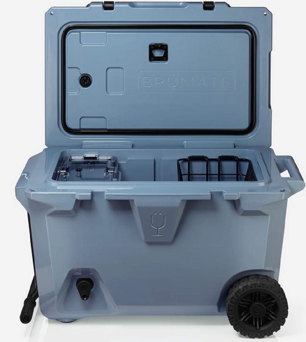 Brumate BrüTank 55 Quart Rolling Cooler in Denim