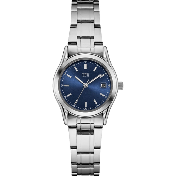 TFX by Bulova Ladies Stainless Steel Bracelet Deep Blue Dial Watch