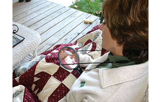 HF-66 MagniShine™ hands free magnifier is a popular magnifying glass among crafters