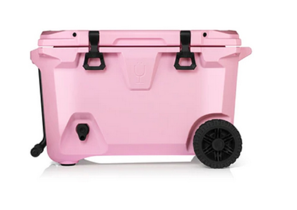 Brumate BruTank 55 Quart Rolling Cooler in Blush
