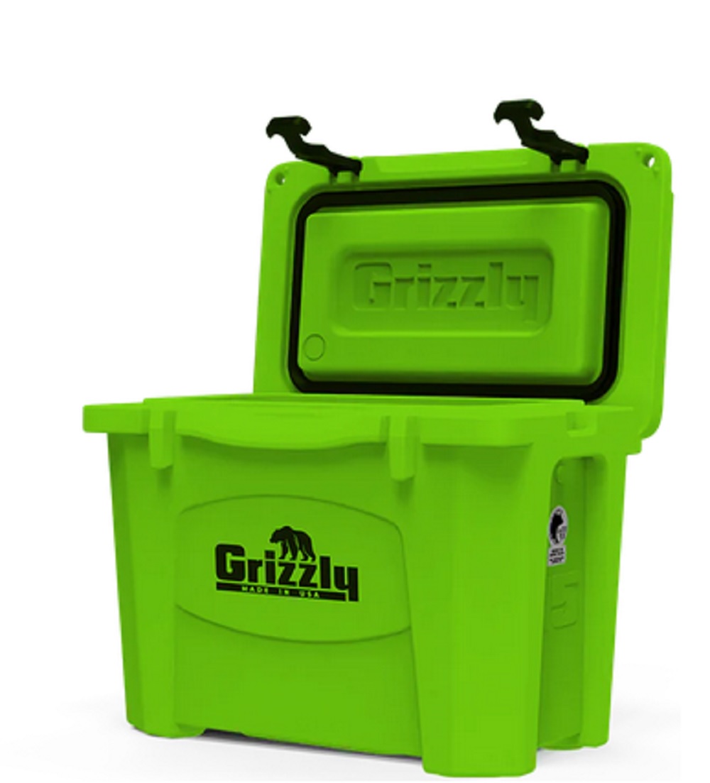 Grizzly 15 Quart Cooler in Lime