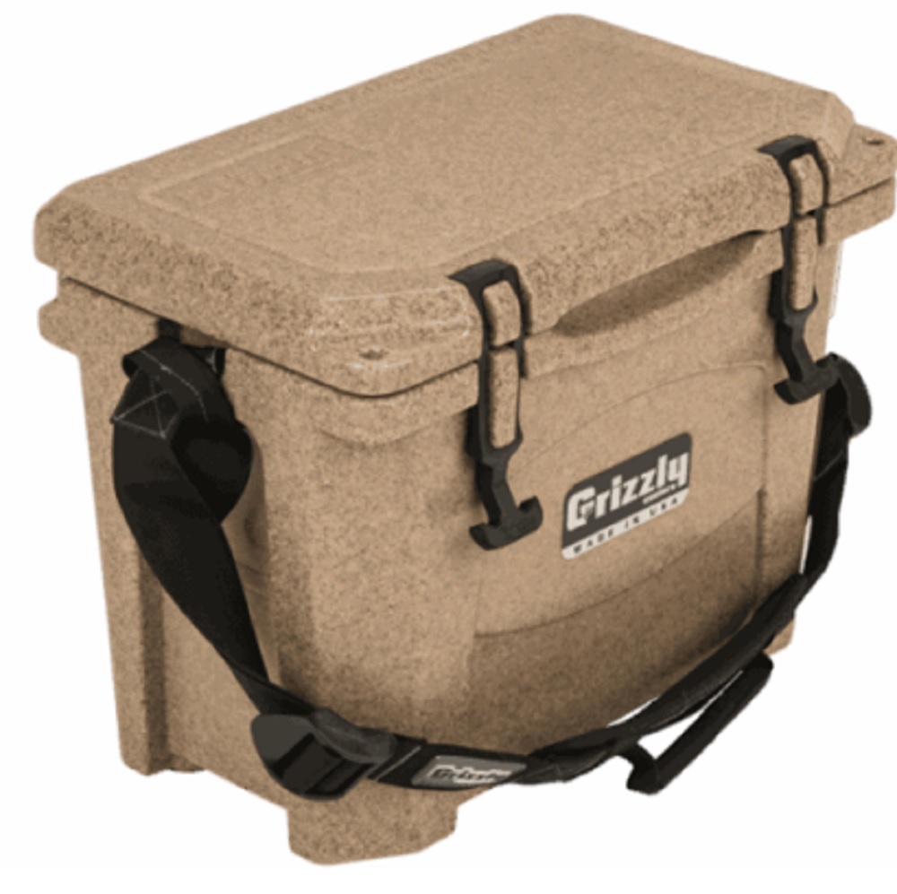 Grizzly 15 Quart Cooler in Sandstone