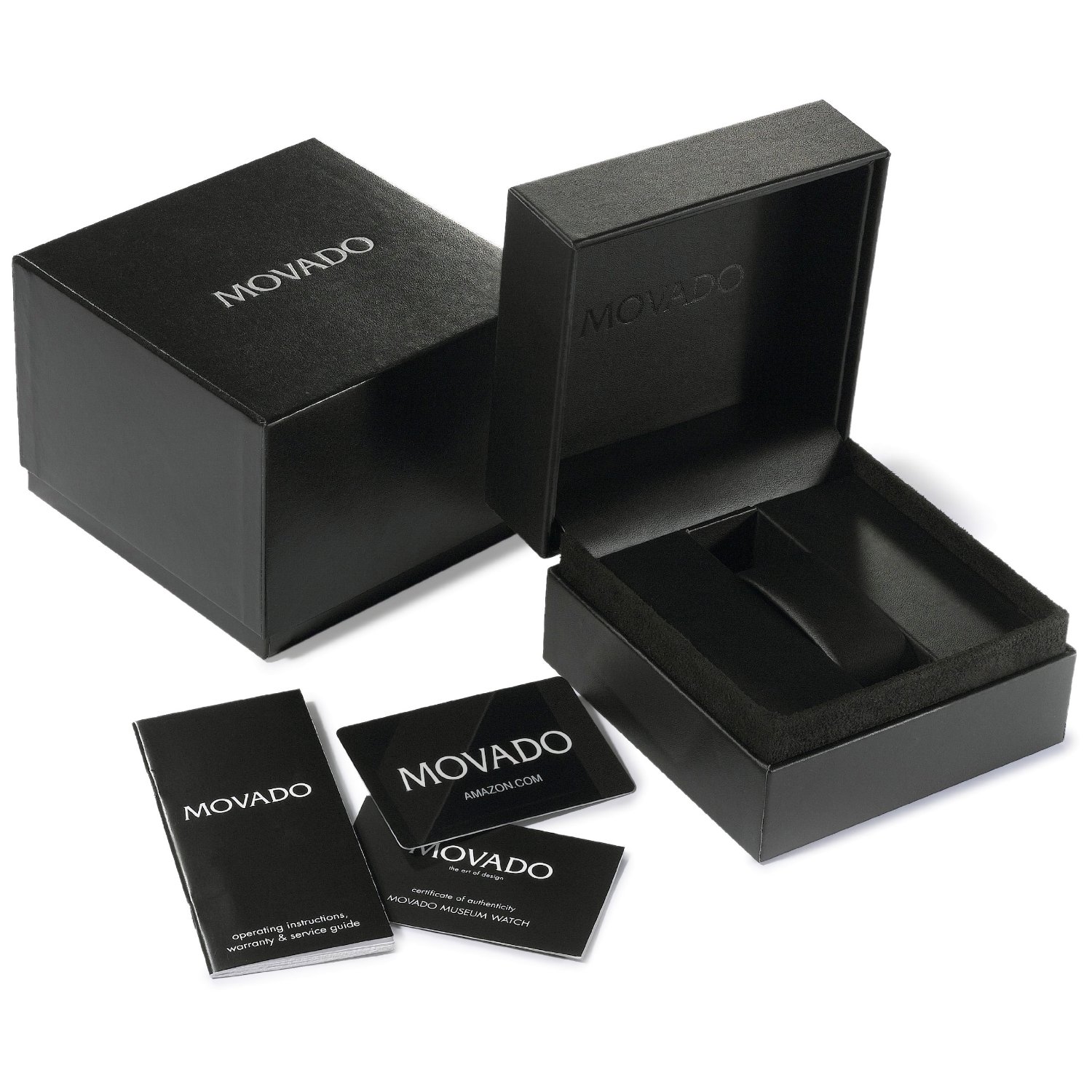 0606389 Movado Womens Serio Two-Tone Stainless-Steel Black Round Dial Watch