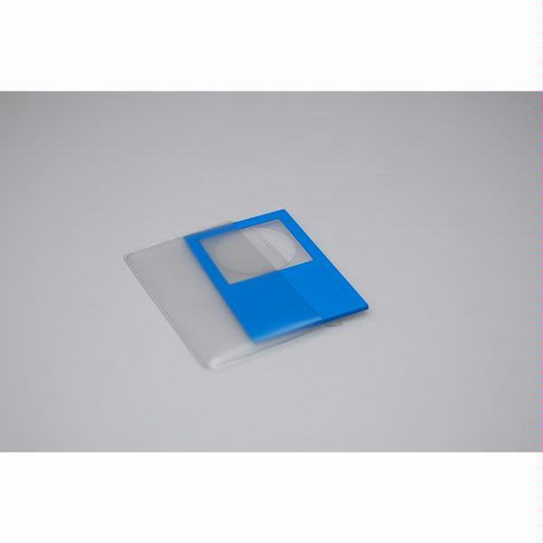 HAWK1B Card-Sized Magnifier in Blue