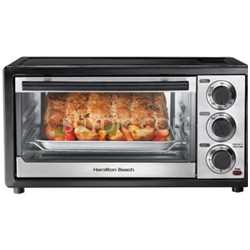 31506 Hamilton Beach Convection 6 Slice/Broiler Toaster Oven