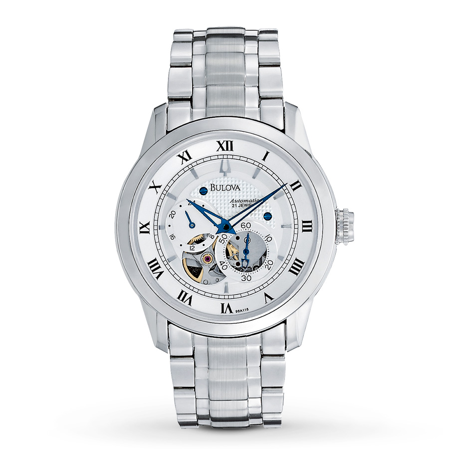 96A118 Bulova Men's Automatic BVA-Series Stainless Steel Watch