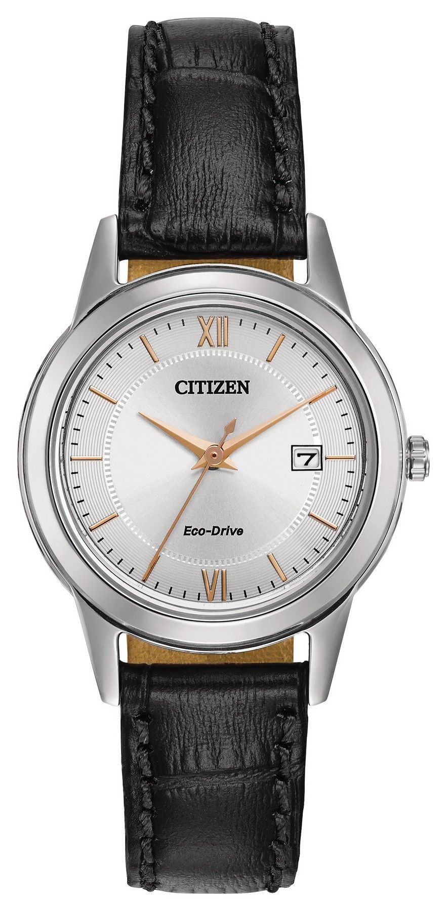 Citizen Ladies' Eco-Drive With Black Leather Strap