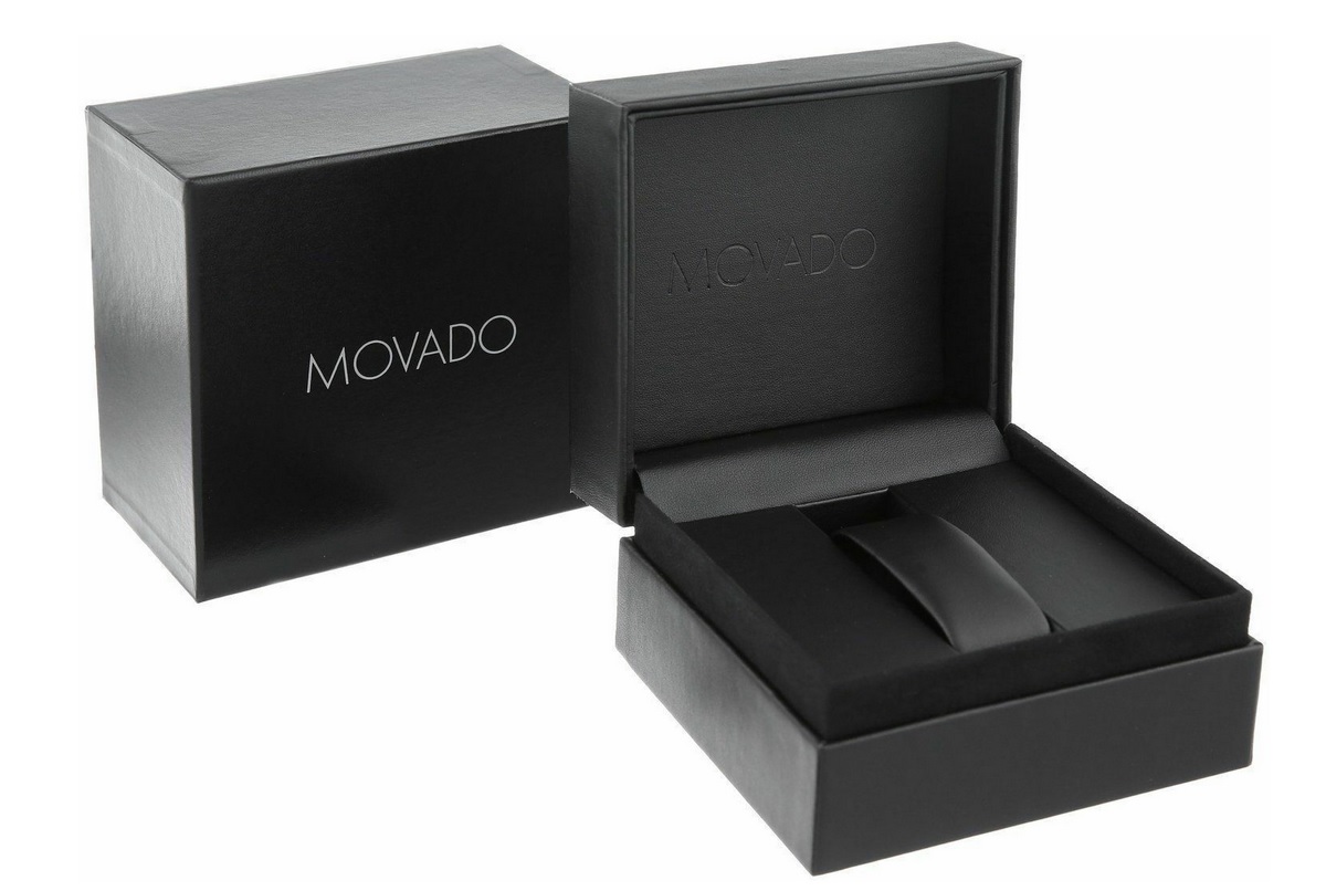 Movado Mens Classic Museum Black Quartz Dial Watch