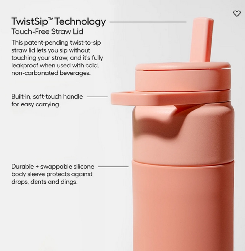 Brumate Rotera 25oz. Lilac Dusk TwistSip Leakproof Bottle