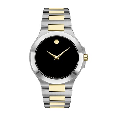 0606907 Movado Mens Corporate Exclusive 2 Tone Bracelet Round Watch