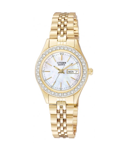 EQ0532-55D Citizen Quartz Womens Crystal Analog Stainless Watch