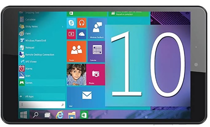 SC-8021W 8 Inch Windows 10 Tablet with 16GB of Storage & Bluetooth
