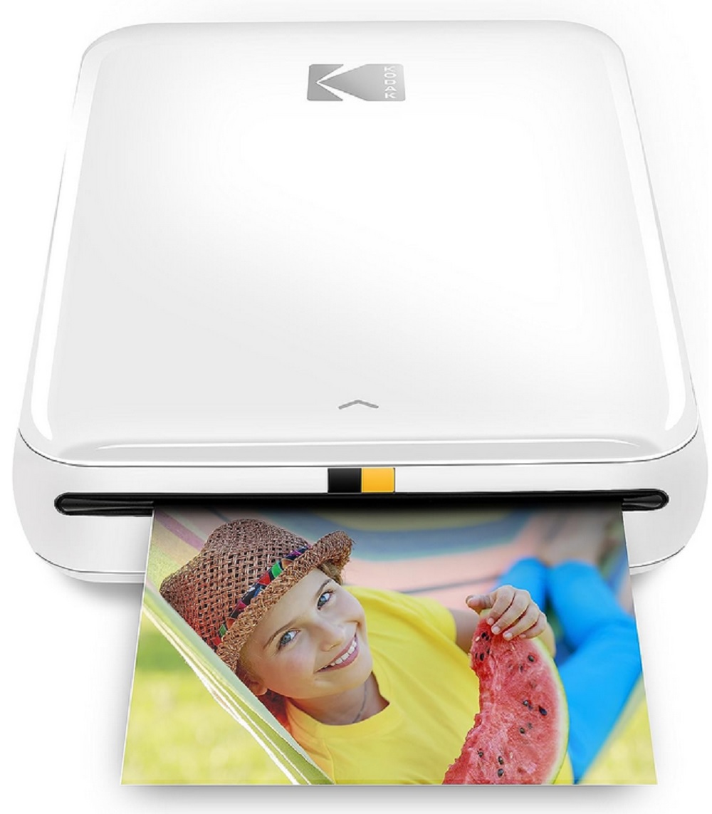 Kodak Zink Step Wireless Mobile 2X3 Photo Printer in White