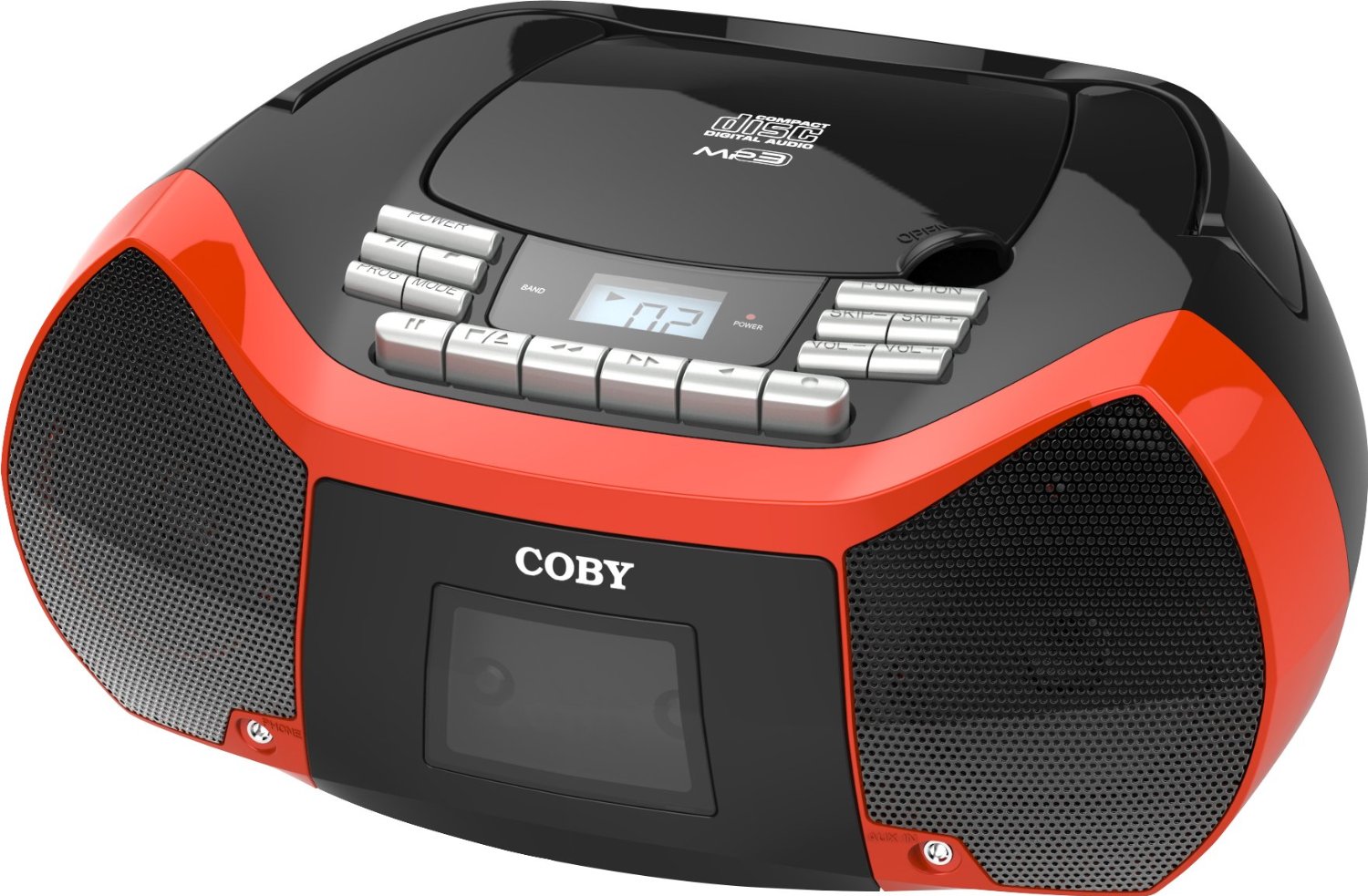 MPCD101 Coby CD Cassette Radio Player/Recorder with MP3/USB